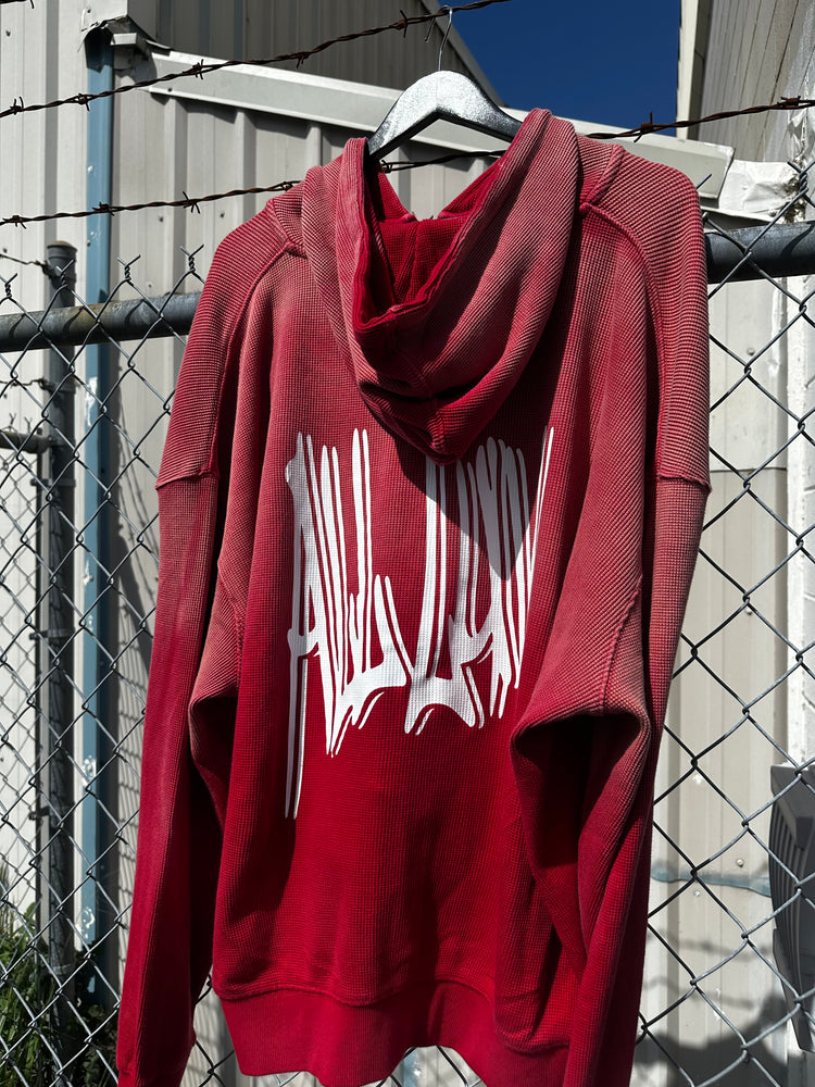 137 "All Luv" Ombré Waffle Zip Up
