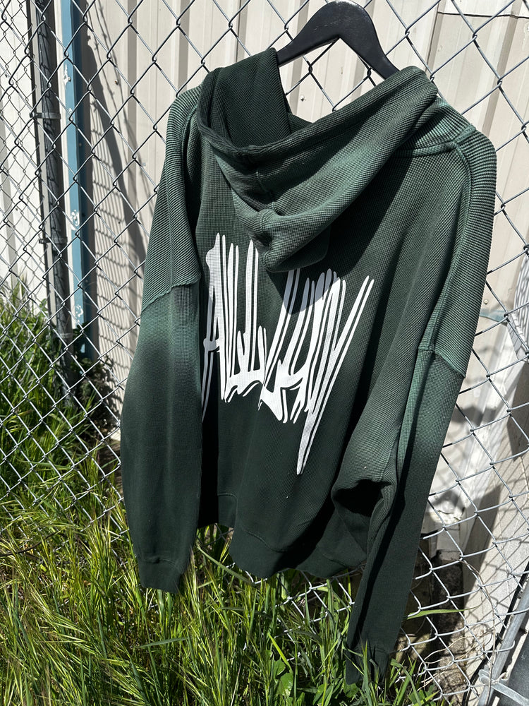 137 "All Luv" Ombré Waffle Zip Up